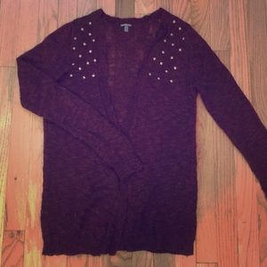 Metal detailed Cardigan